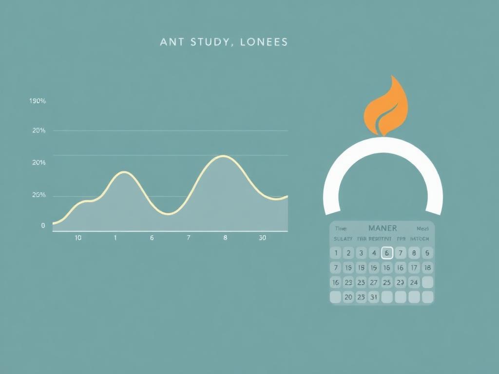 Study progress dashboard with streaks, recall accuracy and topic mastery